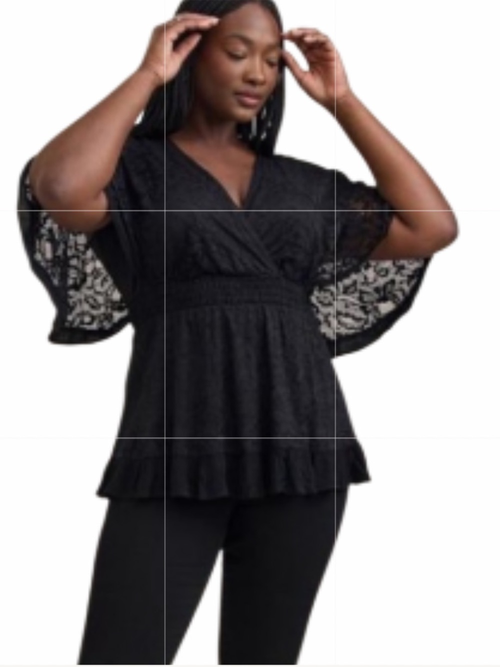 🆕 TORRID Black Lace Top!!!  Brand New w/ Tags!!!  Plus Size 1